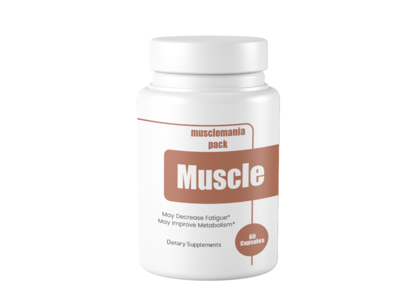 Bottle of 7x Muscle Capsules 60 Capsules